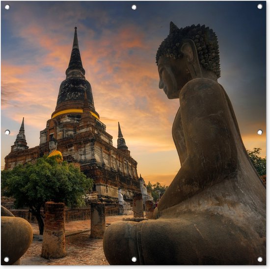 Tempel - Zonsondergang - Boeddha beelden - Buddha