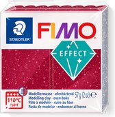FIMO effect ovenhardende boetseerklei standaard blokje 57 g - galaxy rood