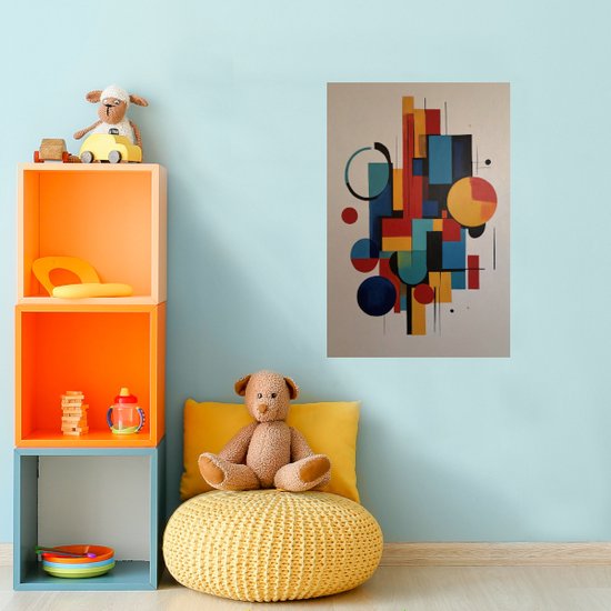 Tableau abstrait - Tableaux colorés - Abstraction Décoration murale - Tableau moderne - Acrylique - Décoration salon - 80 x 120 cm 5mm