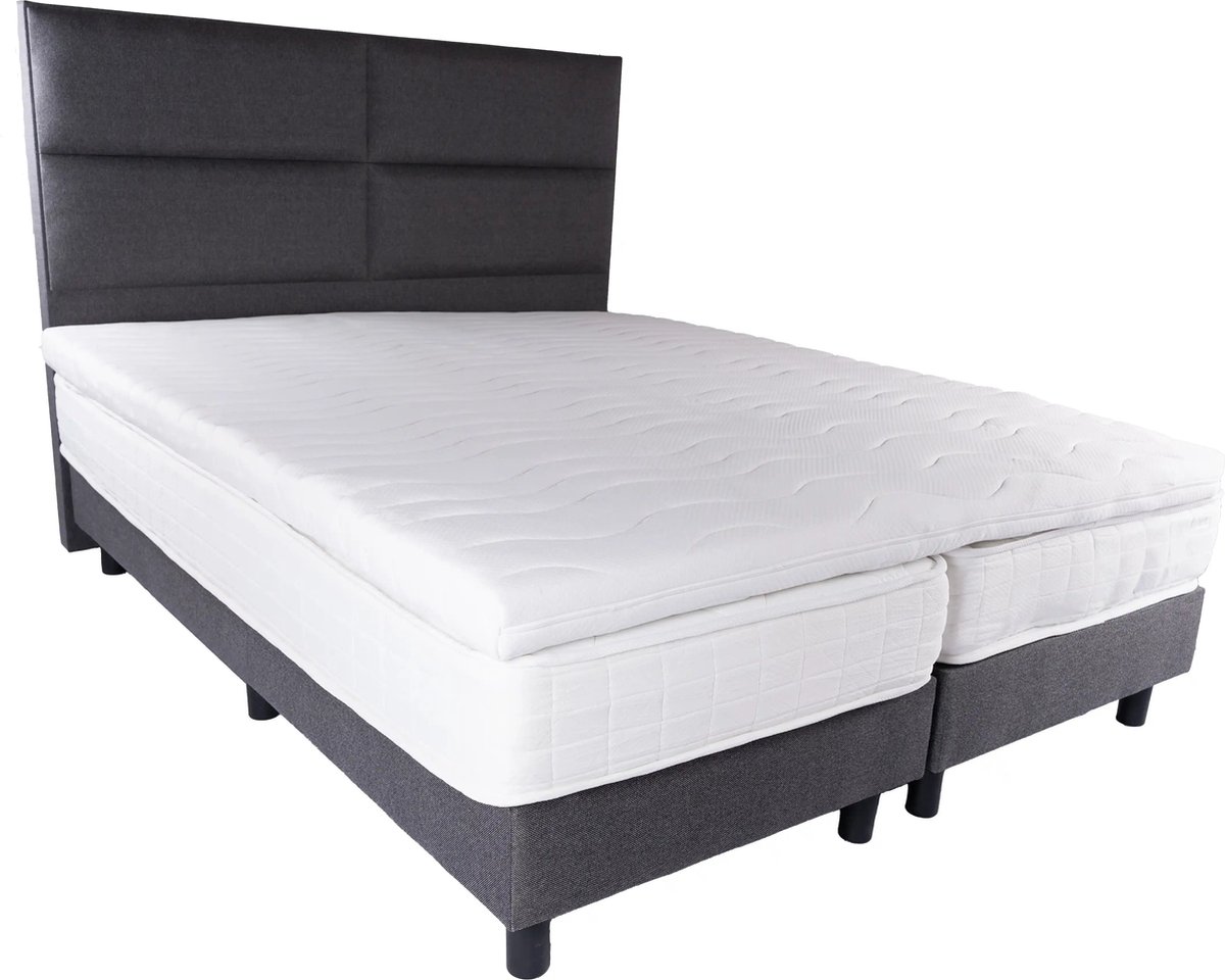 Grey Horizon Boxspring V3 160x200cm Grijs