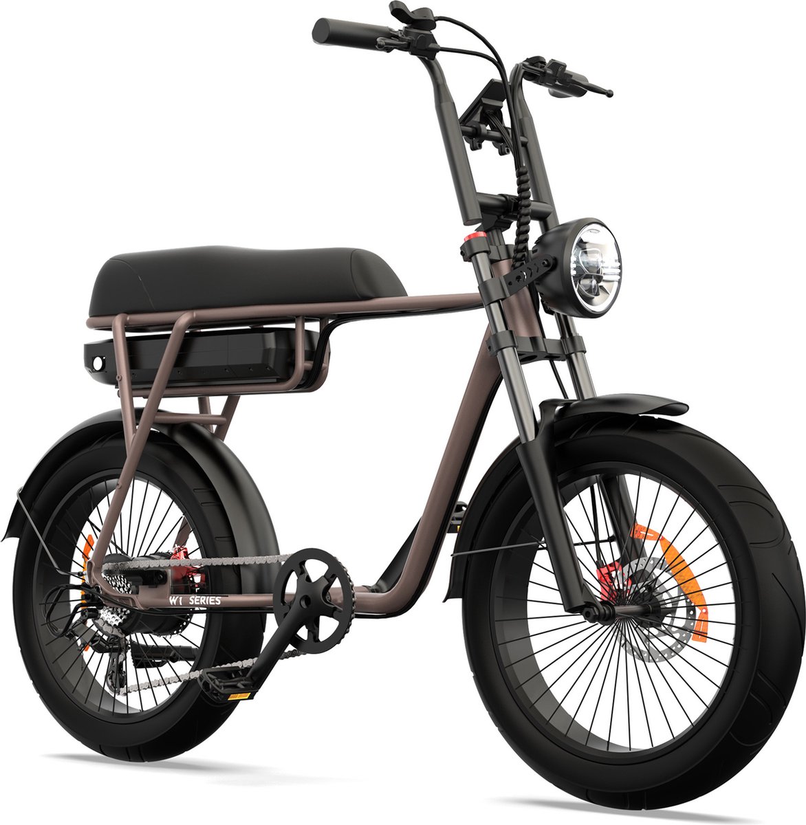 Pinscher Fatbike Elektrische Fatbikes - Elektrische Fiets - E Bike - Coffee