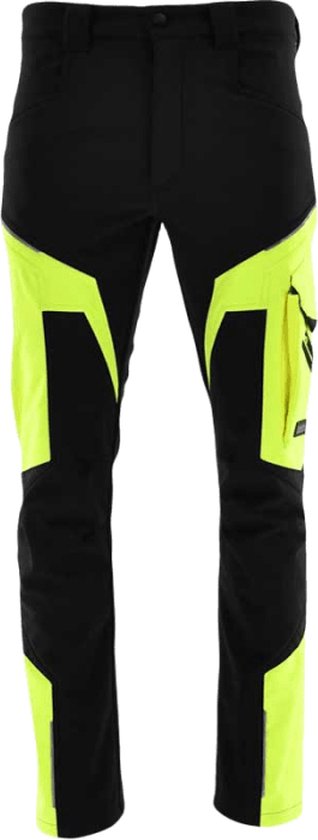 Pantalon de travail Sara4you Comfort Winter Hydride Zwart- Jaune 27-630 - L