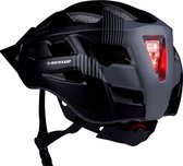 Casque de vélo Dunlop - Réglable de 55 à 58 CM - Taille M - avec LED- Siècle des Lumières - Mode 3 lumières - Zwart