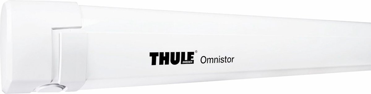 Thule Omnistor 5200 Wit Dakluifel met Motor 4m Mystic Grey