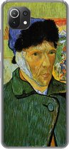 Geschikt voor Xiaomi 11T hoesje - Zelfportret met verbonden oor - Vincent van Gogh - Siliconen Telefoonhoesje