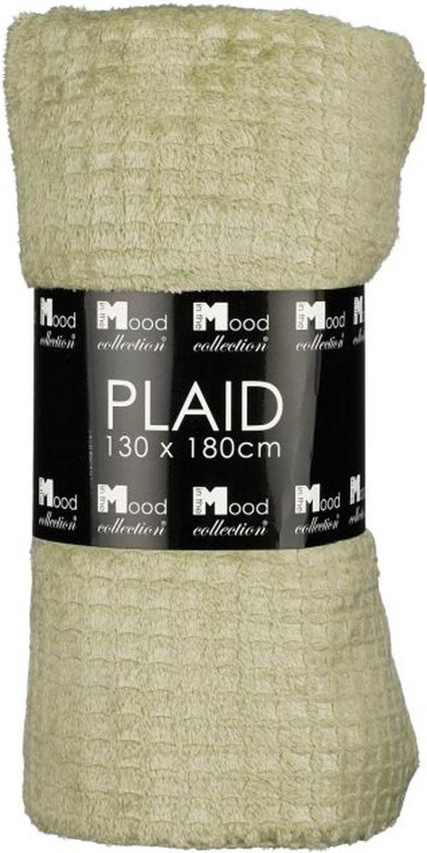 In the Mood Joanne Plaid - 180 x 130 cm - Lichtgroen