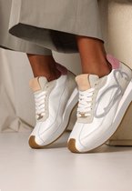 Fred De La Bretoniere Sneaker Yentl White/Pink - Maat 37