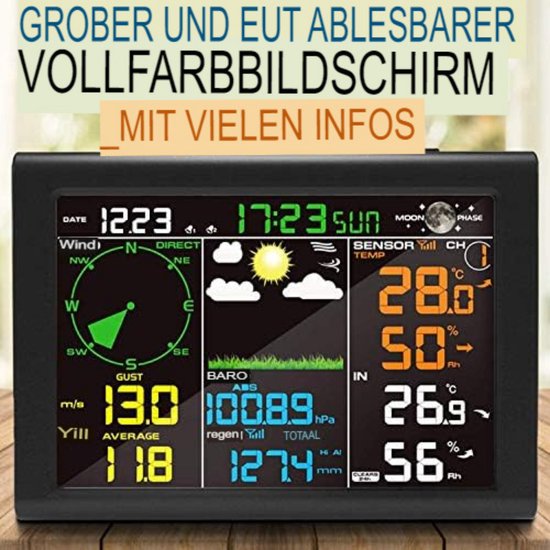 Digitale zwembadthermometer, wifi-thermometer met digitale zwembadthermometer, lcd-display, IPX7, drijvende thermometer voor zwembad, vijver, buiteninstallatie