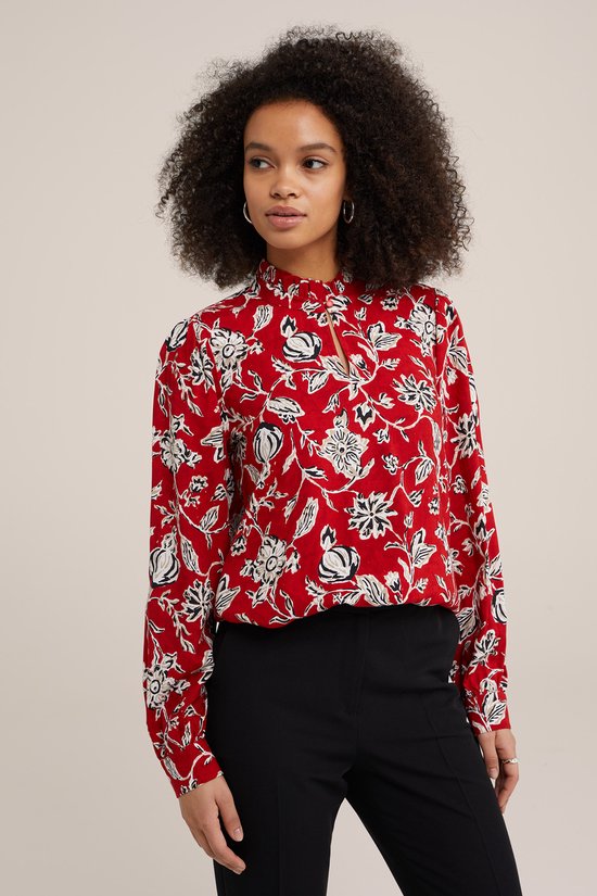 WE Fashion Dames blouse met dessin