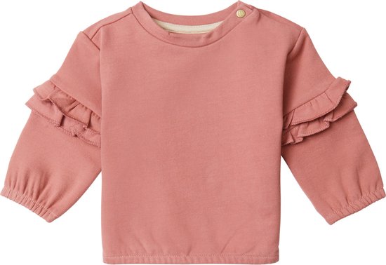 Noppies Girls Sweater Capetown Pull à manches longues Filles - Brick Dust - Taille 80