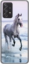 Geschikt voor Samsung Galaxy A33 5G hoesje - Paarden - Lucht - Zee - Siliconen Telefoonhoesje
