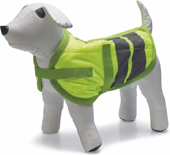 Beeztees Teddie - Hondenjas - Reflecterend - Geel - 30 cm