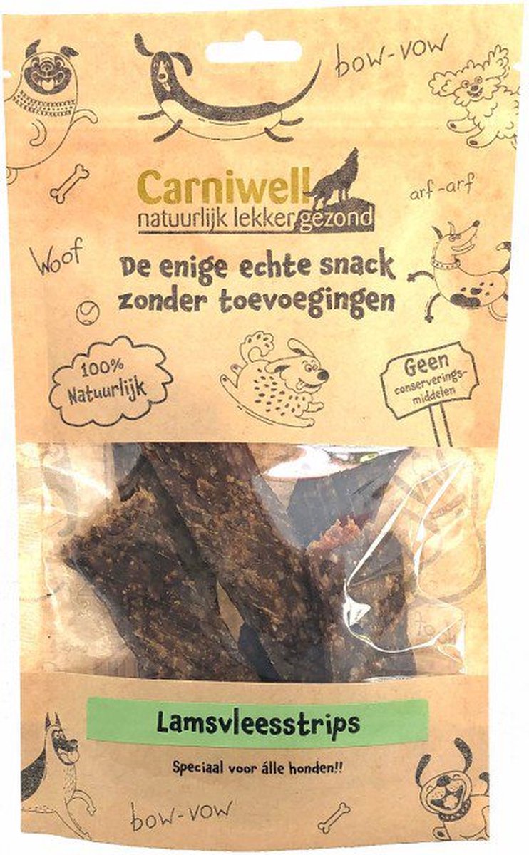 Carniwell Lamsvleesstrips 100g