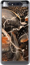 Geschikt voor Samsung Galaxy A80 hoesje - Verf - Design - Abstract - Siliconen Telefoonhoesje