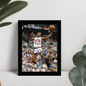 Dennis Rodman Ingelijste Handtekening – 15 x 10cm In Klassiek Zwart Frame – Gedrukte handtekening – NBA - Basketbal - Detroit Pistons