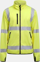 Jobman 5101 Hi-Vis Light Softshell Jacket 65510155 - Geel - M