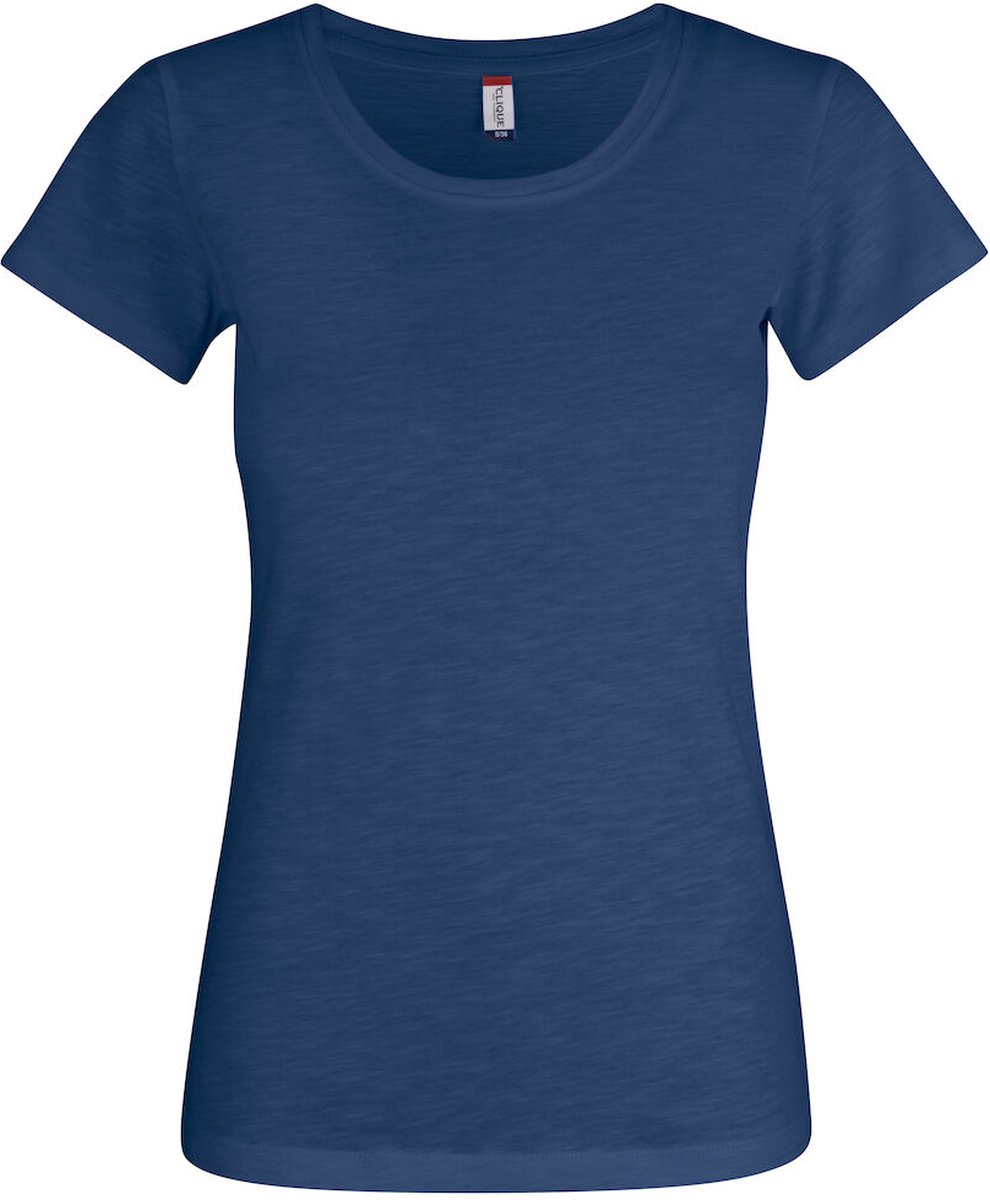 Clique Slub-T Women 029353 - Blauw-melange - XXL