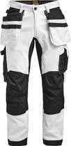 Jobman 2174 Painters' Trousers Core Stretch 65217419 - Wit/zwart - D116