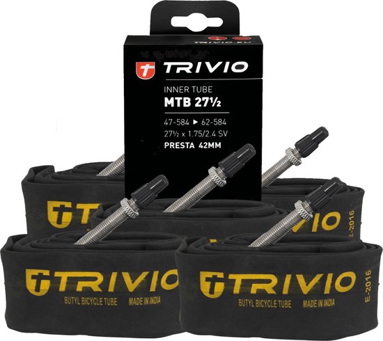 Trivio - Chambre à air VTT 27½X1. 75/2,4 SV 42MM Presta Pack économique de 5 pièces