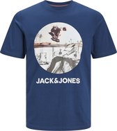 JACK&JONES JUNIOR JJNAVIN TEE SS CREW NECK JNR Jongens T-shirt - Maat 140
