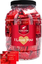 Côte d'Or Mignonnette Lait "Je T'aime" - Cadeau Saint Valentin - Tablettes de chocolat au lait - 1400g