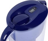 Waterfilterkan Voor Het Verminderen Van Chloor, Kalkaanslag en Onzuiverheden, Inclusief 1 x MAXTRA+ Filterpatronen, 3,5 Liter - Blauw