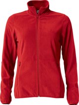Clique Basic Micro Fleece Vest Ladies 023915 Rood - Maat XS
