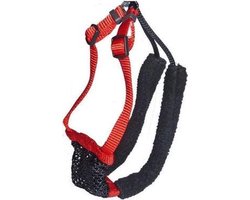 yuppie puppie hondentuig anti-trek blauw groot 42-59 cm corrigeert via de voorpoten NIET om de hals
