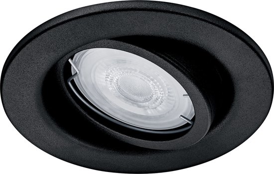 Spot encastrable Philips Fresco - noir - GU10 4,6W