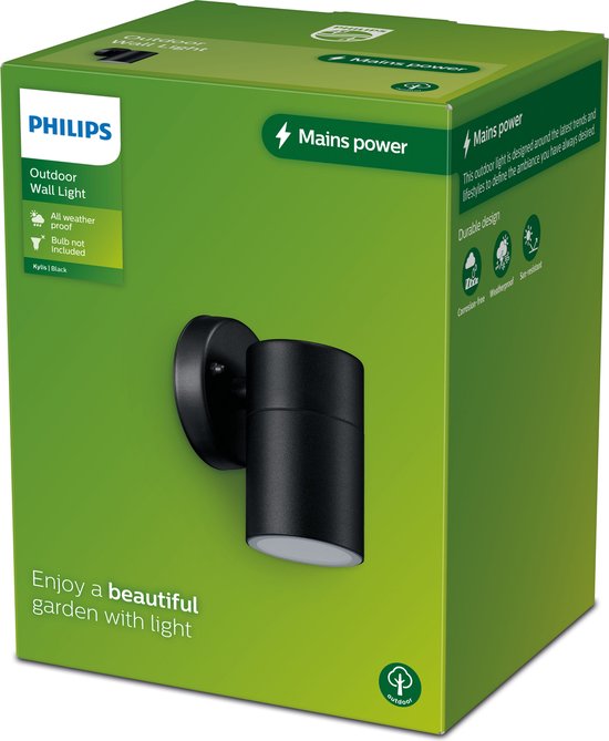 Aplică de exterior Philips KYLIS 1xGU10/25W/230V IP44