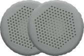 kwmobile 2x oorkussens geschikt voor Jabra Evolve 20 / 20se / 30 / 30II / 40 / 65 - Earpads voor koptelefoon in grijs