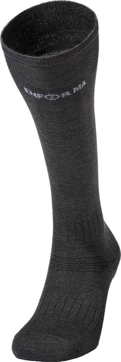 Enforma Ultra Dunne Skisokken ASPEN Zijde Compressie Fine/Light/Warm L 42-44 Grijs
