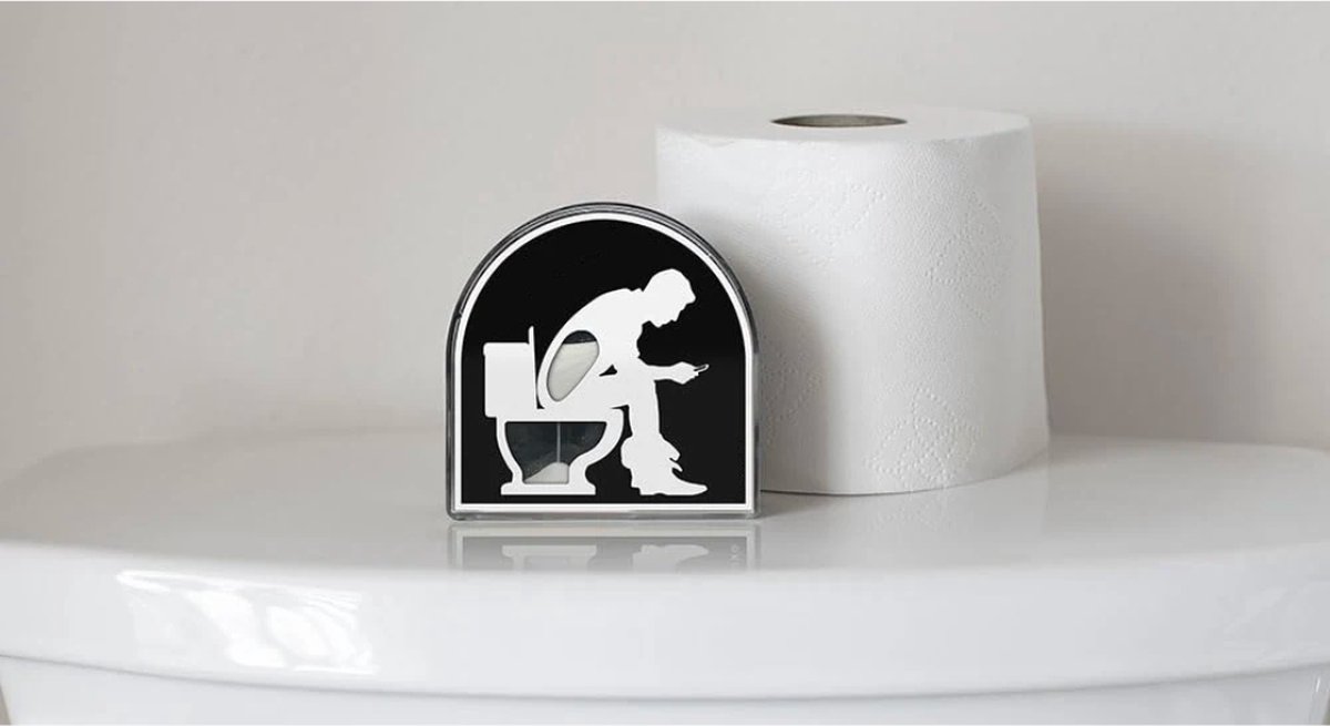 Toilet Timer Door  Klassiek , Grappige Cadeaus Voor Mannen Echtgenoot Papa Vaderdag Verjaardag Gag