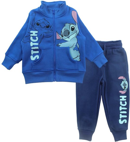 Disney Lilo & Stitch Set - Joggingpak / Vrijetijdspak - Vest + Broek - Maat 110