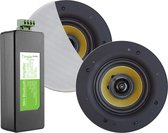 AquaSound TMN20-RW Bluetooth versterker 20 Watt met Rumba speakers