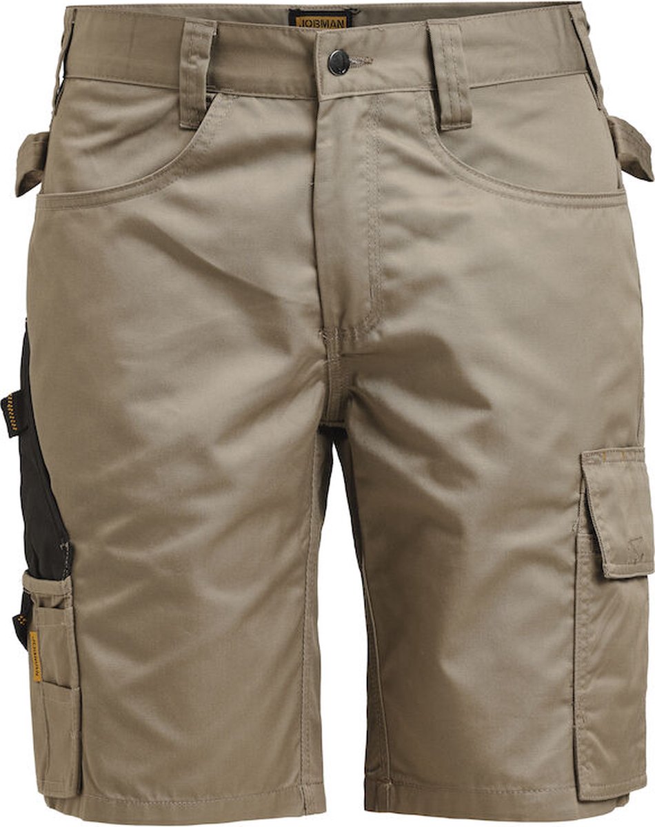 Jobman 2723 Service Shorts 65272320 - Khaki/Zwart - C58