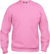 Clique Basic col rond Rose clair taille XXL