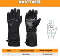 Uposao USB-verwarmde handschoenen voor dames en heren, winterhand, warme vingerloze handschoenen voor binnen en buiten, USB-aangedreven