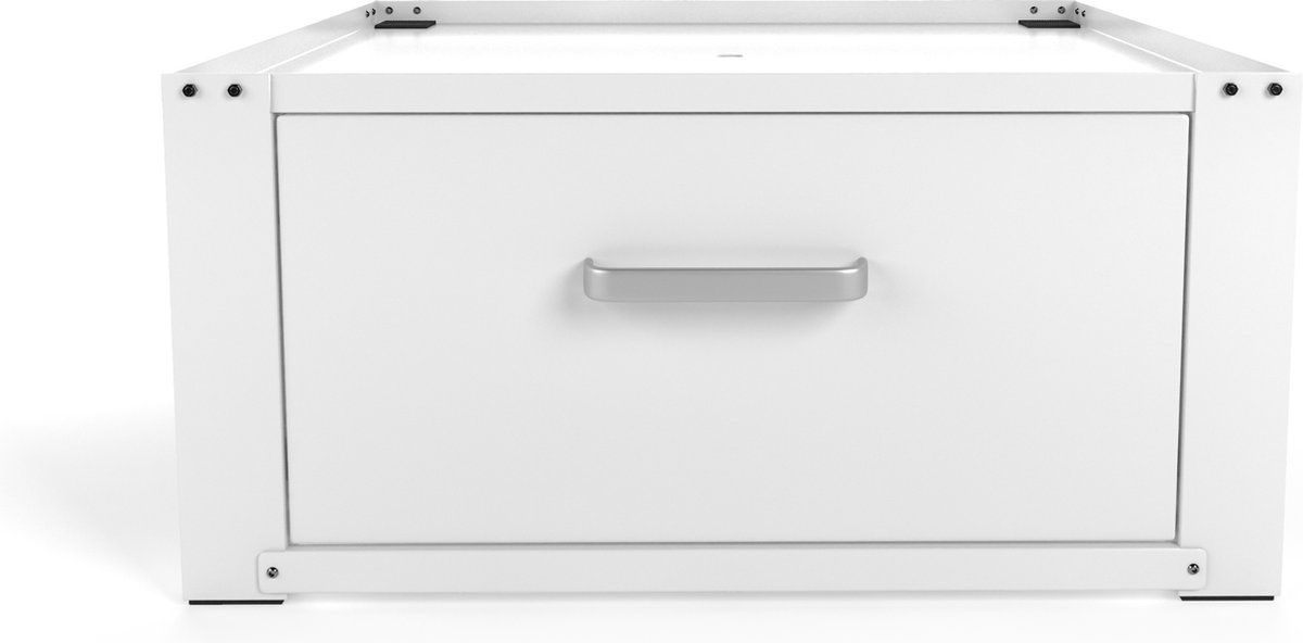 Wasophoogte® Wasmachine verhoger met lade - Wasmachine opbouwmeubel - Wasmachine sokkel - 31cm hoog - Wit - Universeel thumbnail 4