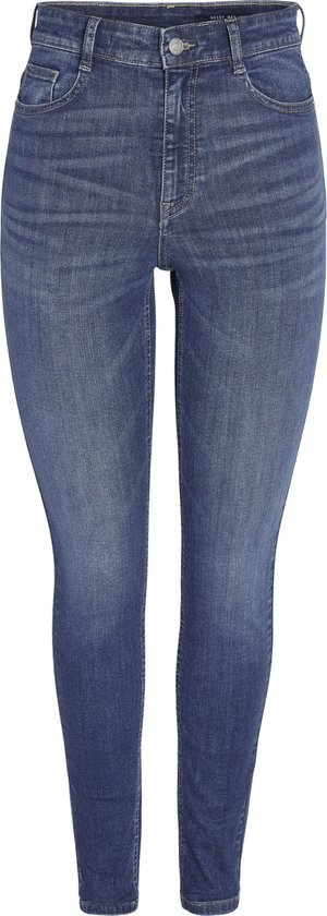 Noisy may Jeans Nmsatty Hw Skinny Jeans Az347mb Noo 27028900 Medium Blue Denim Dames Maat - W29 X L30