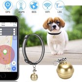GSF - GPS TRACKER HOND - met gratis app - zonder abonnement - waterdicht IP67 - kleur goud