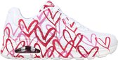 Skechers Uno Spread The Love baskets pour femmes - Wit rouge - Taille 38