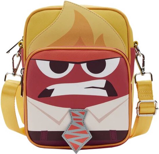Loungefly: Disney Pixar - Inside Out - Anger Cosplay Passport Bag
