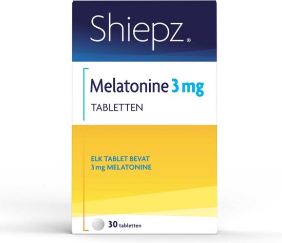 Shiepz Melatonine 3mg - 2 x 30 tabletten