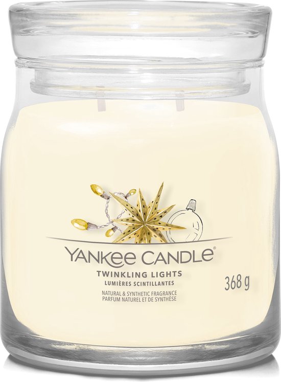 Yankee Candle Twinkling Lights Signature Medium Jar bol