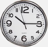 Horloge Murale Quartz Premium - Avec Crochet de Suspension - Wit - Ø 20 cm