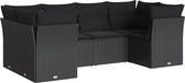 vidaXL-6-delige-Loungeset-met-kussens-poly-rattan-zwart