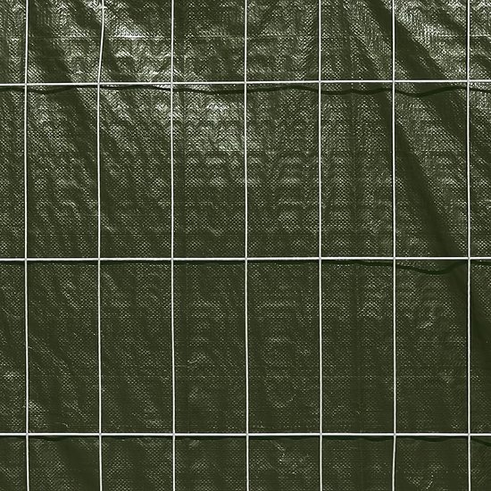 Afdekzeil Waterdicht 3.9 x 4.3 m Waterdicht en Scheurvas, met Ogen Zeildoek, Afdekzeil, Industrieel Dekzeil Voor Camping en Outdoor, Tuin, Groen