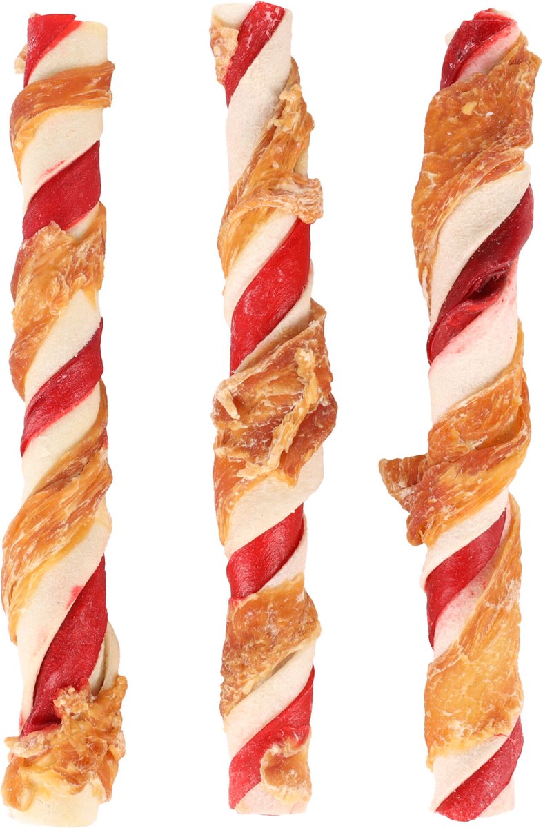 Flamingo R’hide – Snack Honden – R’hide Staaf Multicolor Met Kip 20mm 17cm 3st 130gr – 3st – 210727 – 3st Flamingo R’hide – Snack Honden – R’hide Staaf Multicolor Met Kip 20mm 17cm 3st 130gr – 3st – 210727 – 3st