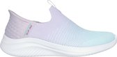 "Skechers Ultra Flex 3.0 - Chaussures à enfiler Beauty Blend pour femmes - Violet; Turquoise - Taille 39"